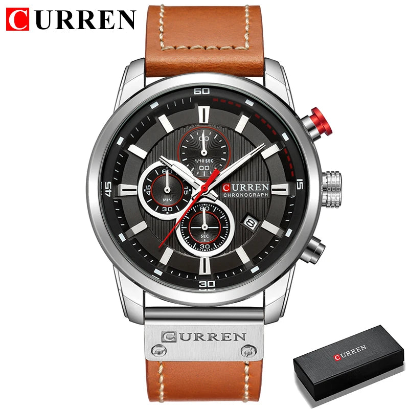 RELOGIO CURREN Fashion Date Quartz