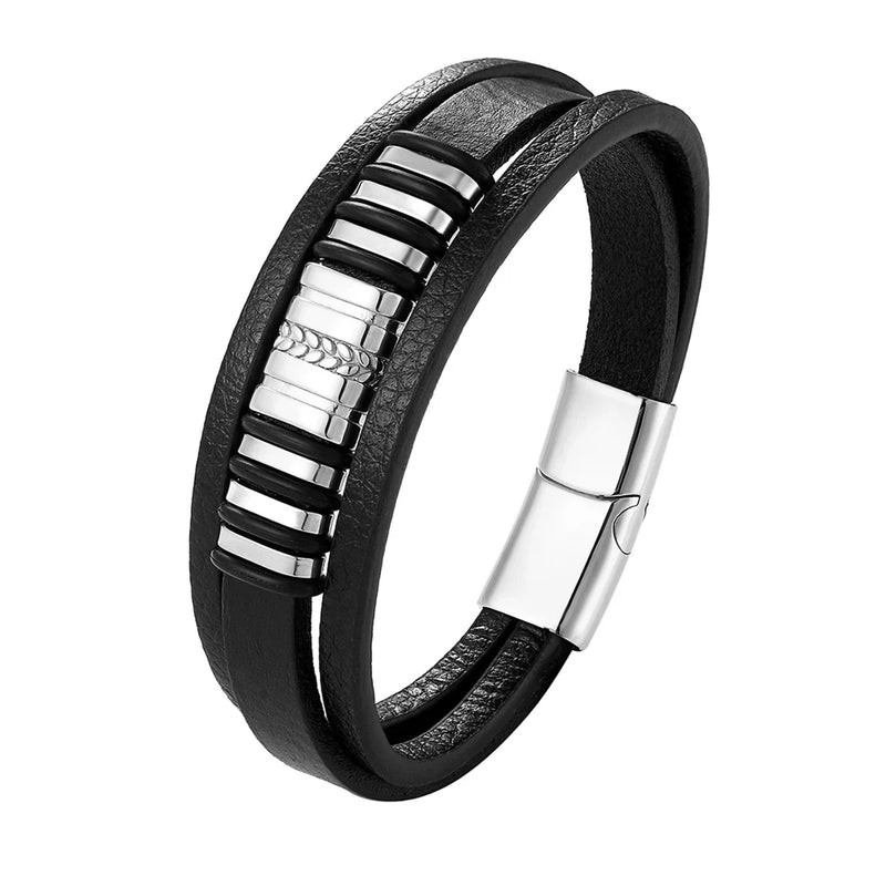 Pulseira de couro
