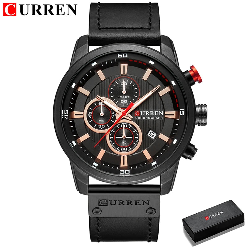 RELOGIO CURREN Fashion Date Quartz