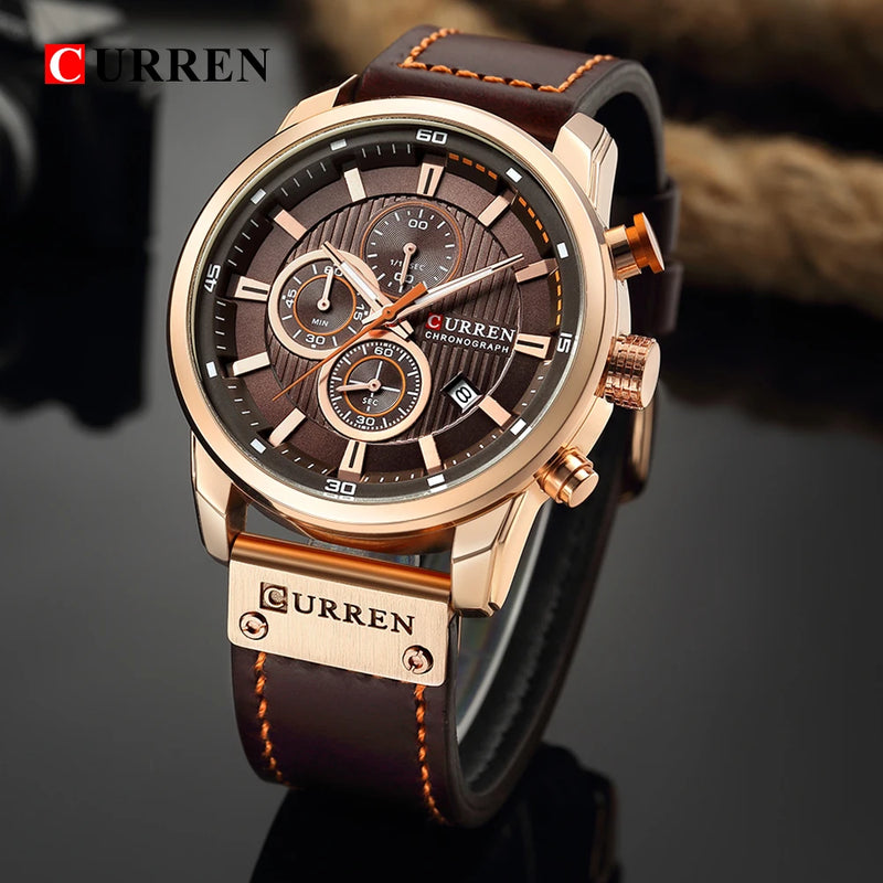 RELOGIO CURREN Fashion Date Quartz
