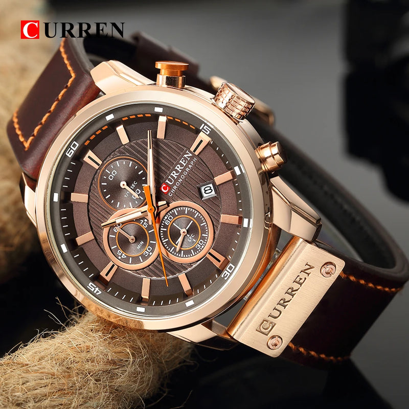 RELOGIO CURREN Fashion Date Quartz
