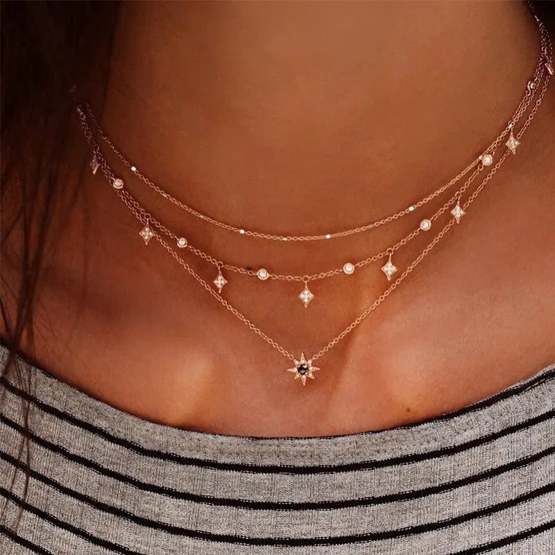 Colar Pingente Estrela Woozu