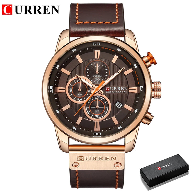 RELOGIO CURREN Fashion Date Quartz