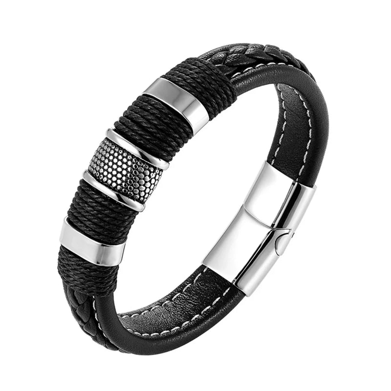 Pulseira de couro
