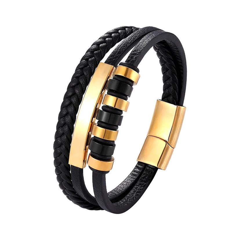 Pulseira de couro