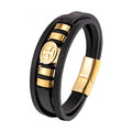 Pulseira de couro