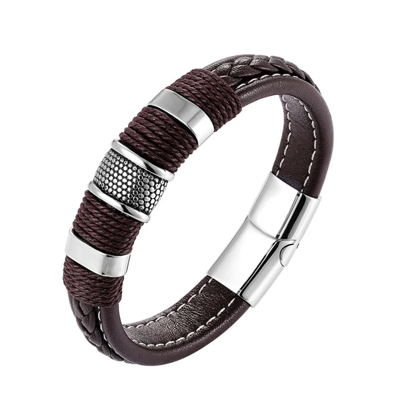 Pulseira de couro