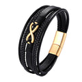 Pulseira de couro