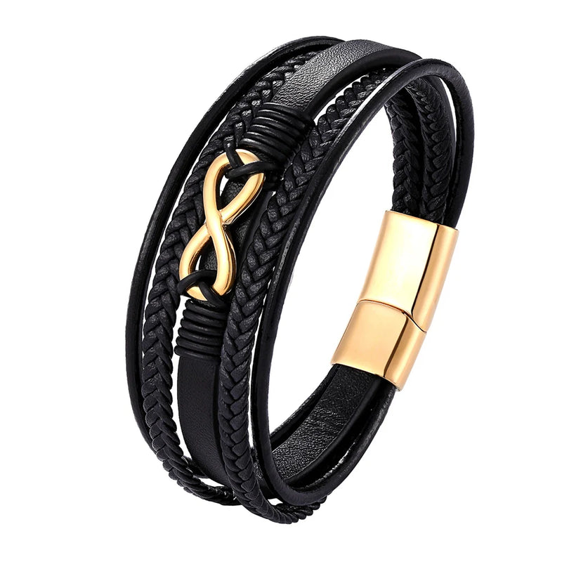 Pulseira de couro
