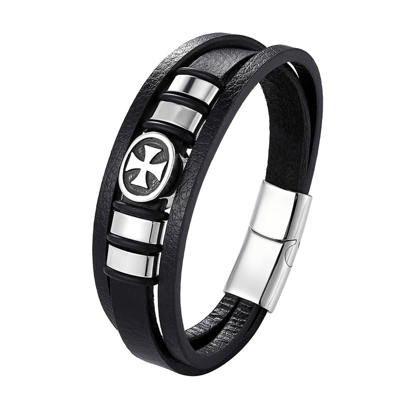 Pulseira de couro