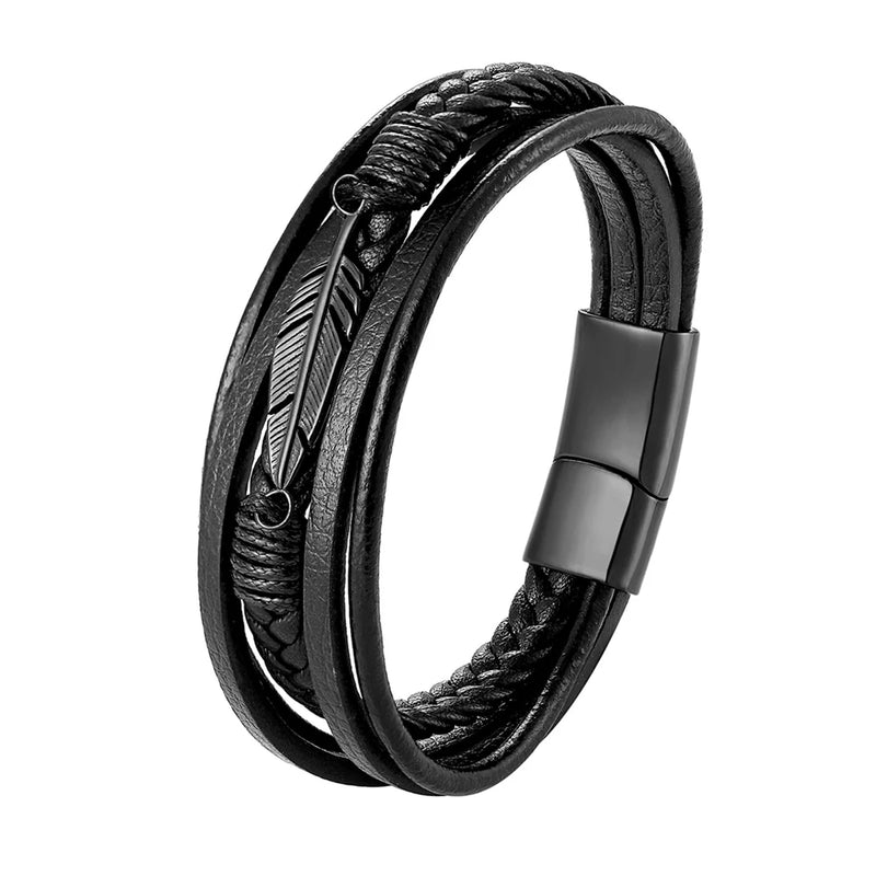 Pulseira de couro