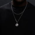 Corrente Masculina com pingente de bússola