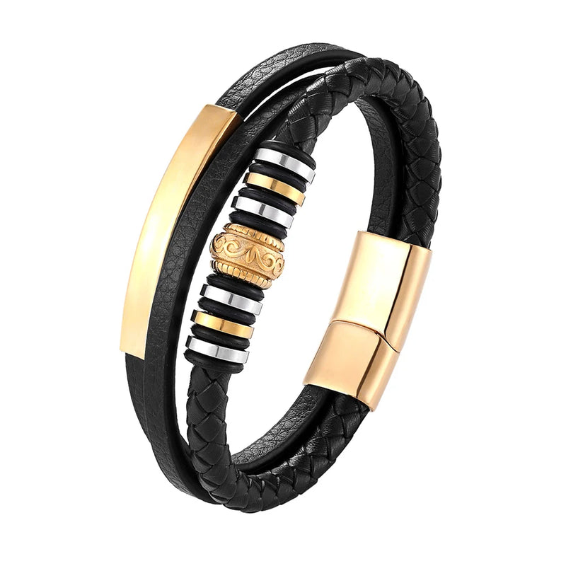 Pulseira de couro