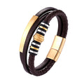 Pulseira de couro