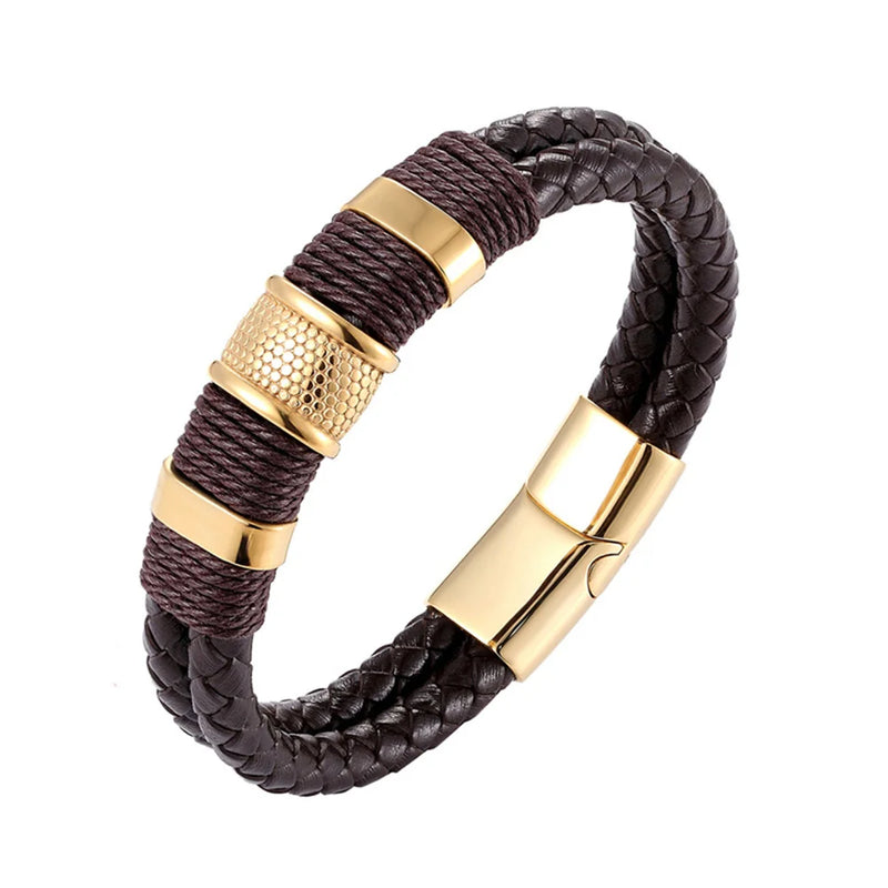Pulseira de couro