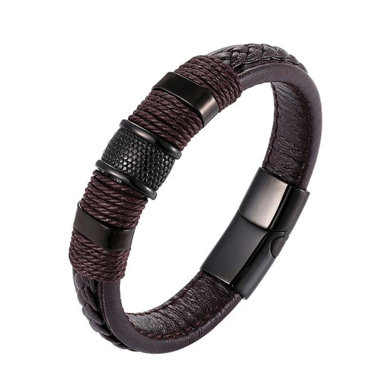 Pulseira de couro