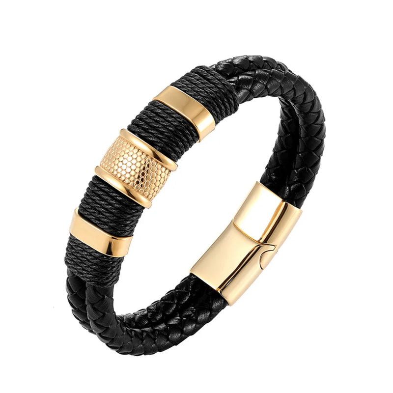 Pulseira de couro