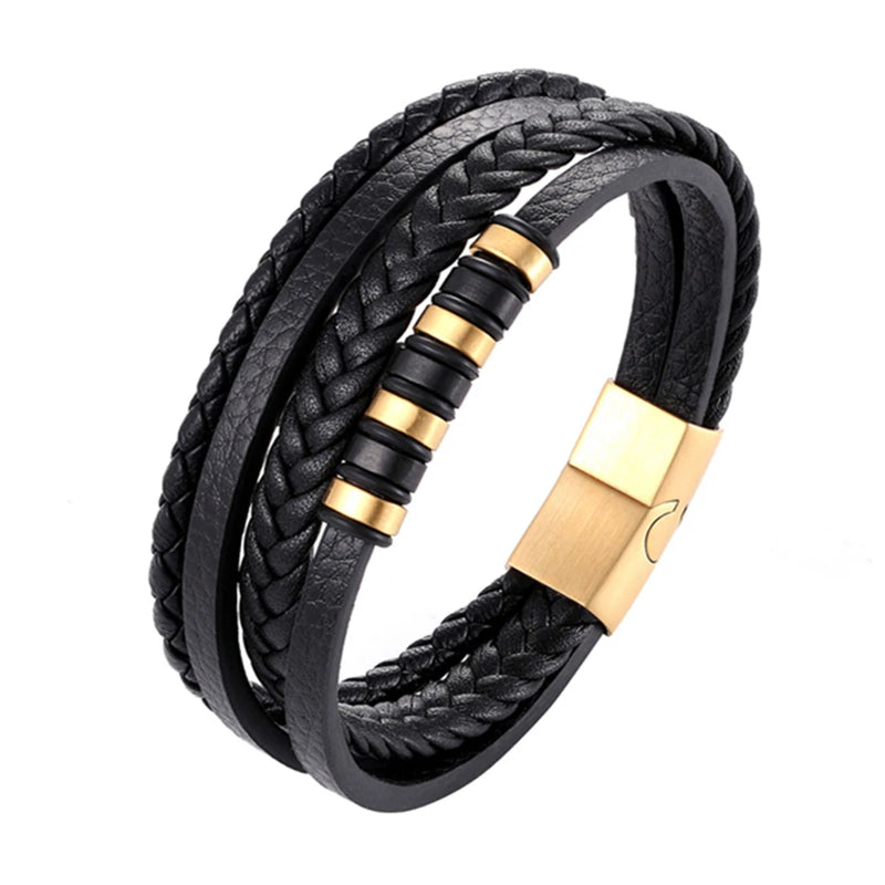 Pulseira de couro