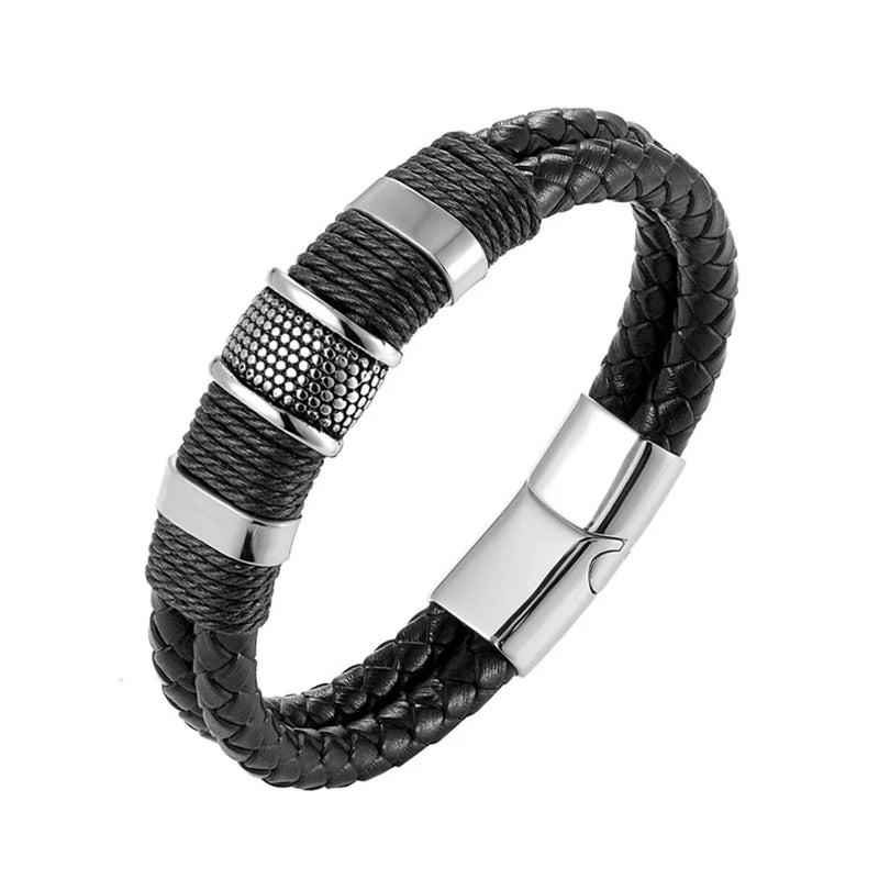 Pulseira de couro