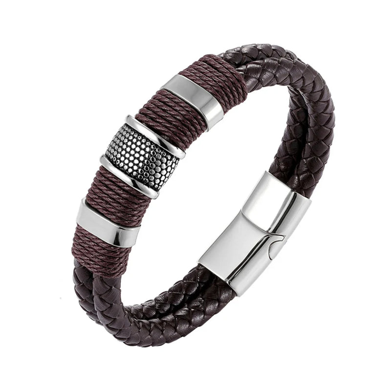 Pulseira de couro