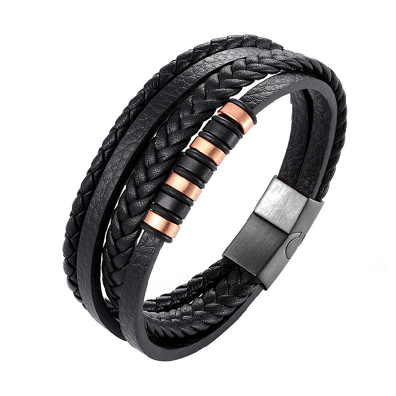 Pulseira de couro
