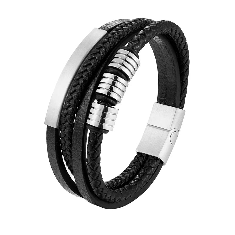 Pulseira de couro