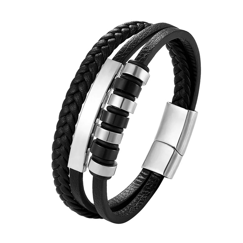 Pulseira de couro