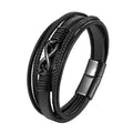 Pulseira de couro