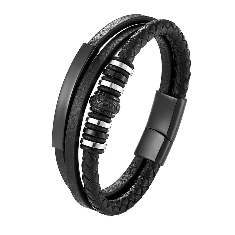 Pulseira de couro