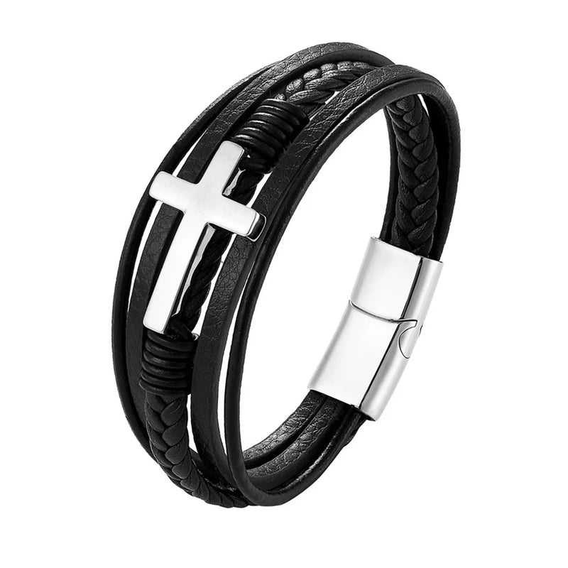 Pulseira de couro